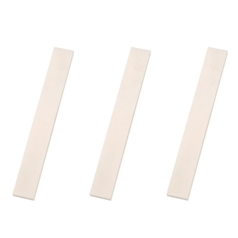 

3Pcs Acoustic Guitar Bridge Blank Saddle For Acoustic Classical Guitar Mandolin Banjo Ukulele