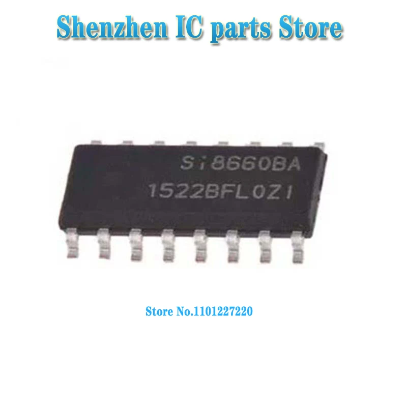 1pcs/lot SI8660BA SOP16 SI8660BA-B-IS1 SI8660 SOP-16 In Stock