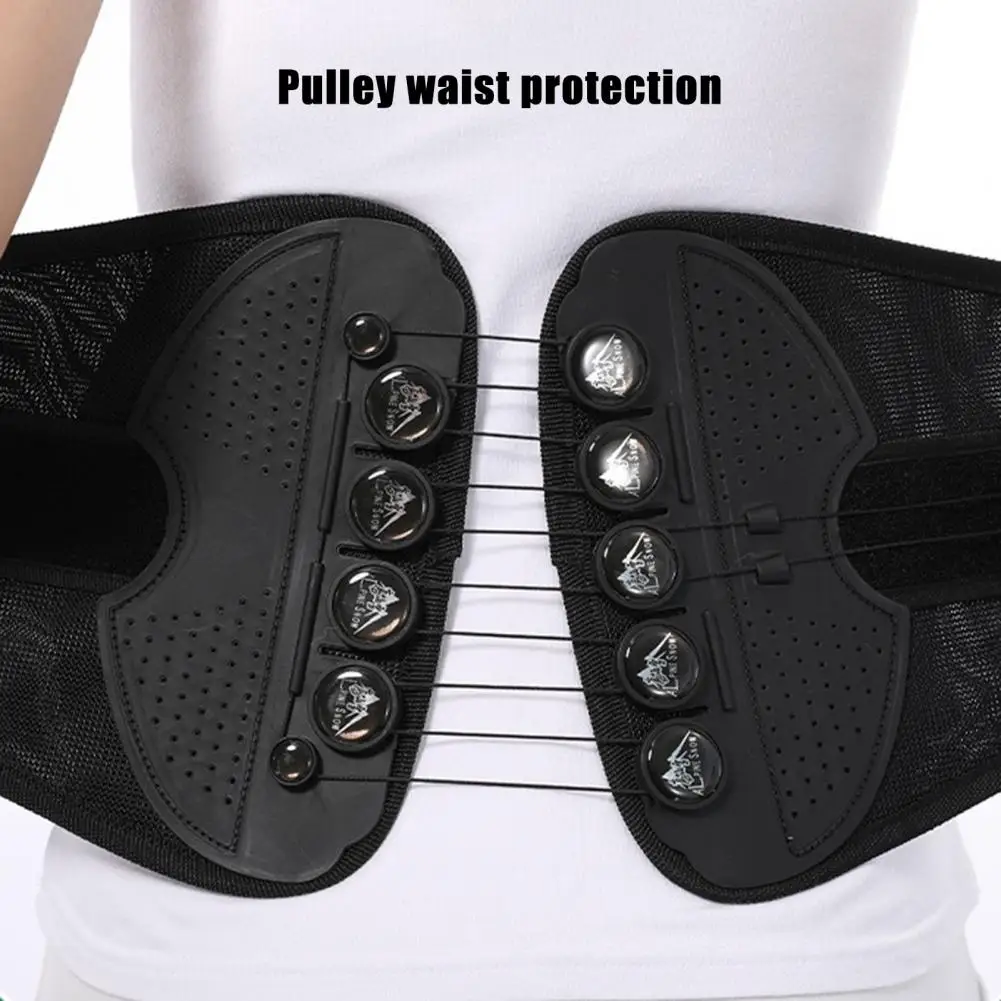 Easy-to-operate Pulley Back Brace Back Brace with Pulley System Adjustable Lumbar Decompression Back Brace for Disc for Muscle