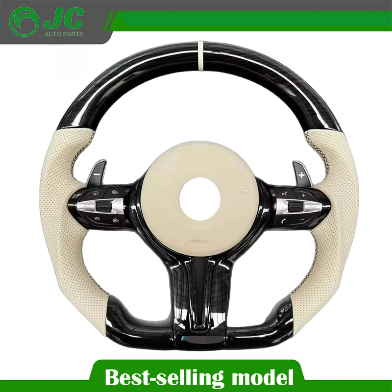 

Steering Wheel For BMW F-E Series F10 F20 M3 M5 F25 F30 F32 F33 F34 F35 F36 E70 E71 X1 X3 X4 X5 (Customizable)