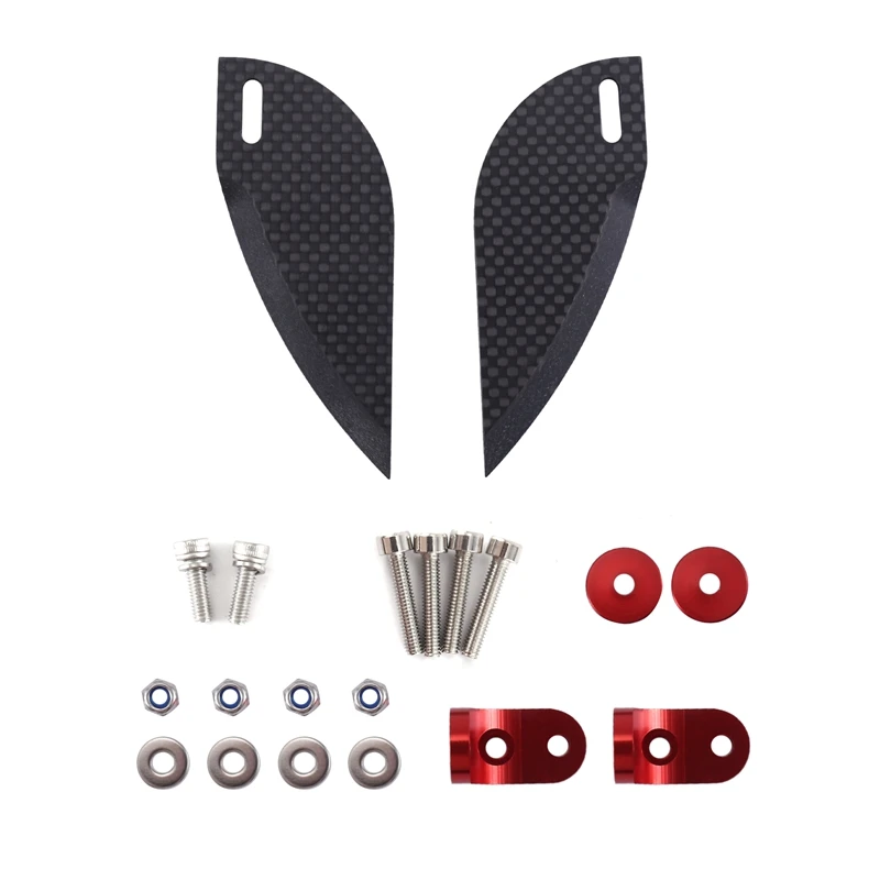 Carbon Fiber Turn Fins Turn Fin 82Mm For Electric / Nitro Power Remote Control Boats Parts