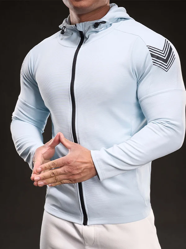 

Весенняя велосипедная одежда для мужчин: футболка с длинным рукавом для активного отдыха, быстросохнущая, из эластичного ледяного шелка, спортивный топ на молнии