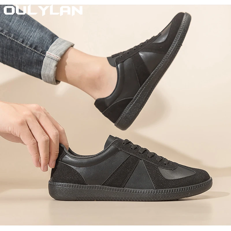 

Oulylan New Fashion White Board Shoes Korean Version Moral Training Shoes Flat Bottomed Shoes Running Shoes