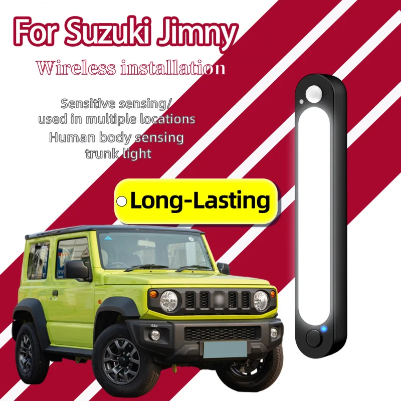 

For Suzuki Jimny Mini Off-road Car Trunk Light Rechargeable Wireless Magnetic Motion Sensor LED Compact Rear Lamp