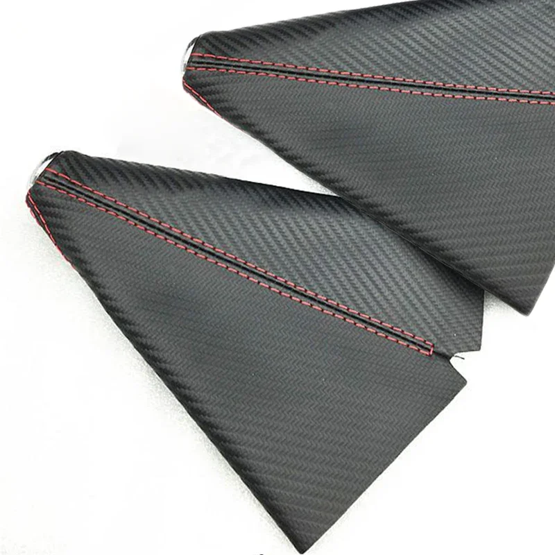 Carbon fiber leather Gear Lever dust-proof cover For BMW E36 E46 E90 E39 E30 F30 F10 F20 X5 E53 E70 E87 E34 E92 M Accessories