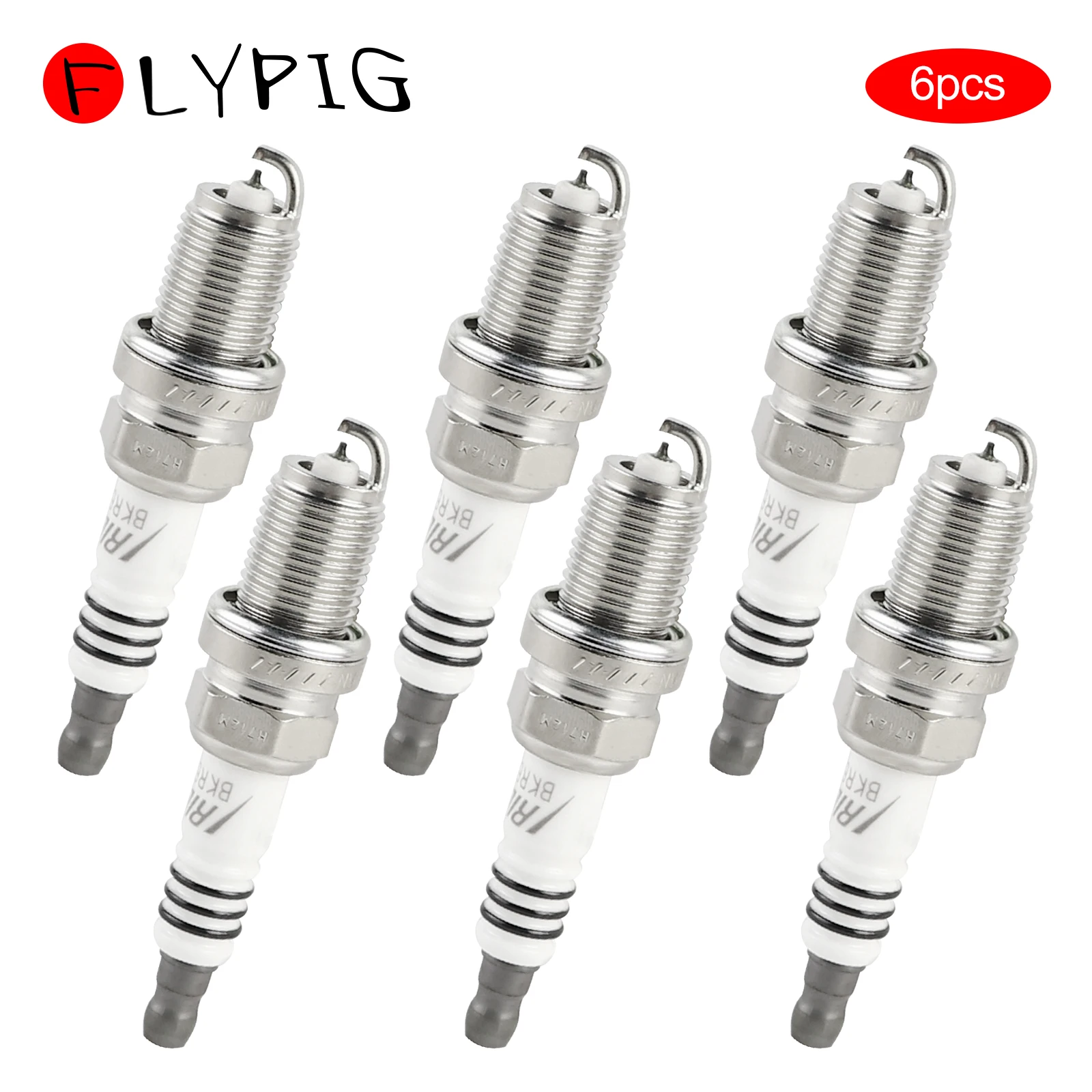 

6x Iridium Spark Plug for Suzuki Nissan Toyota Chevrolet Honda Lexus ES300 RX300 Mazda Acura KIA Yamaha Audi BKR6EIX-11 3764