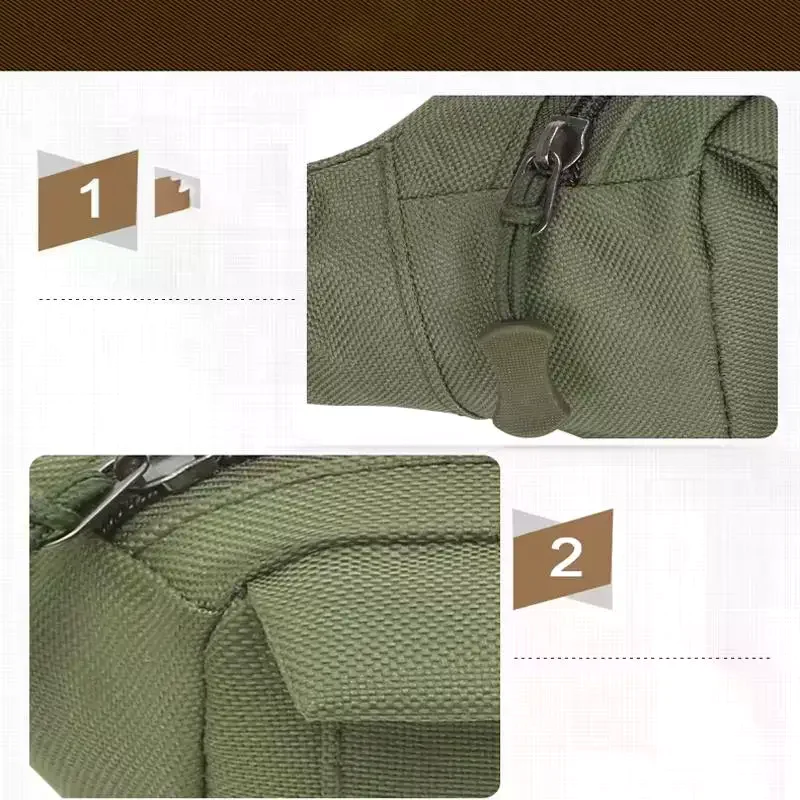 Casual Canvas Waist Bag Mobile Phone Bag Banana Bag Fanny Pack Men Outdoor Travel Hip Bag Small Storage Pouch Crossbody Bag