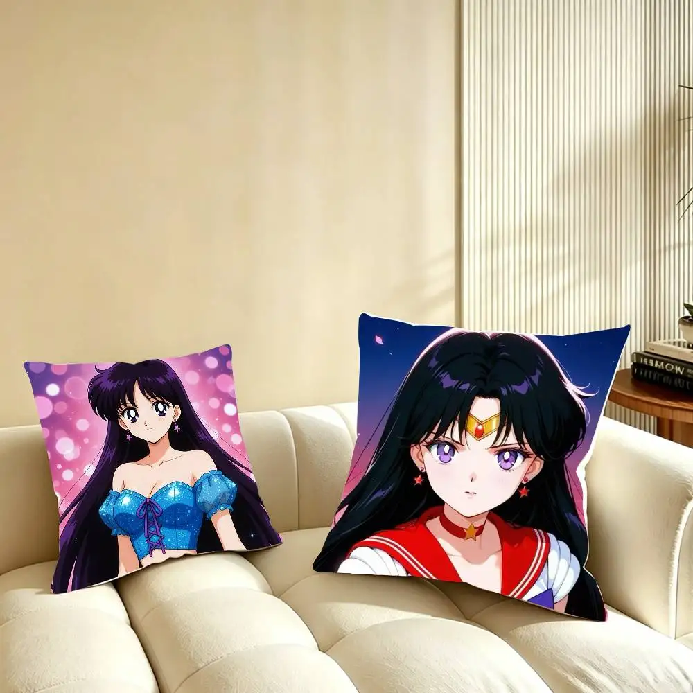 

Rei Hino Sailor Mars Pillow Case Pattern Printed Pillowcase For Living Room Sofa Cushion Cover