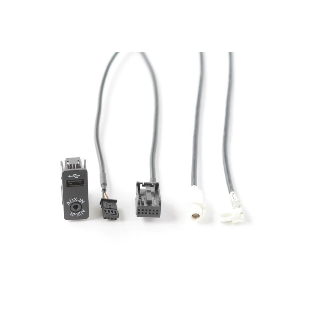 Car USB AUX Socket 84109229246 For BMW 1 2 3 4 Series For X1 For Mini For Cooper For R56 For F56 Radio Audio Input Cable Harness
