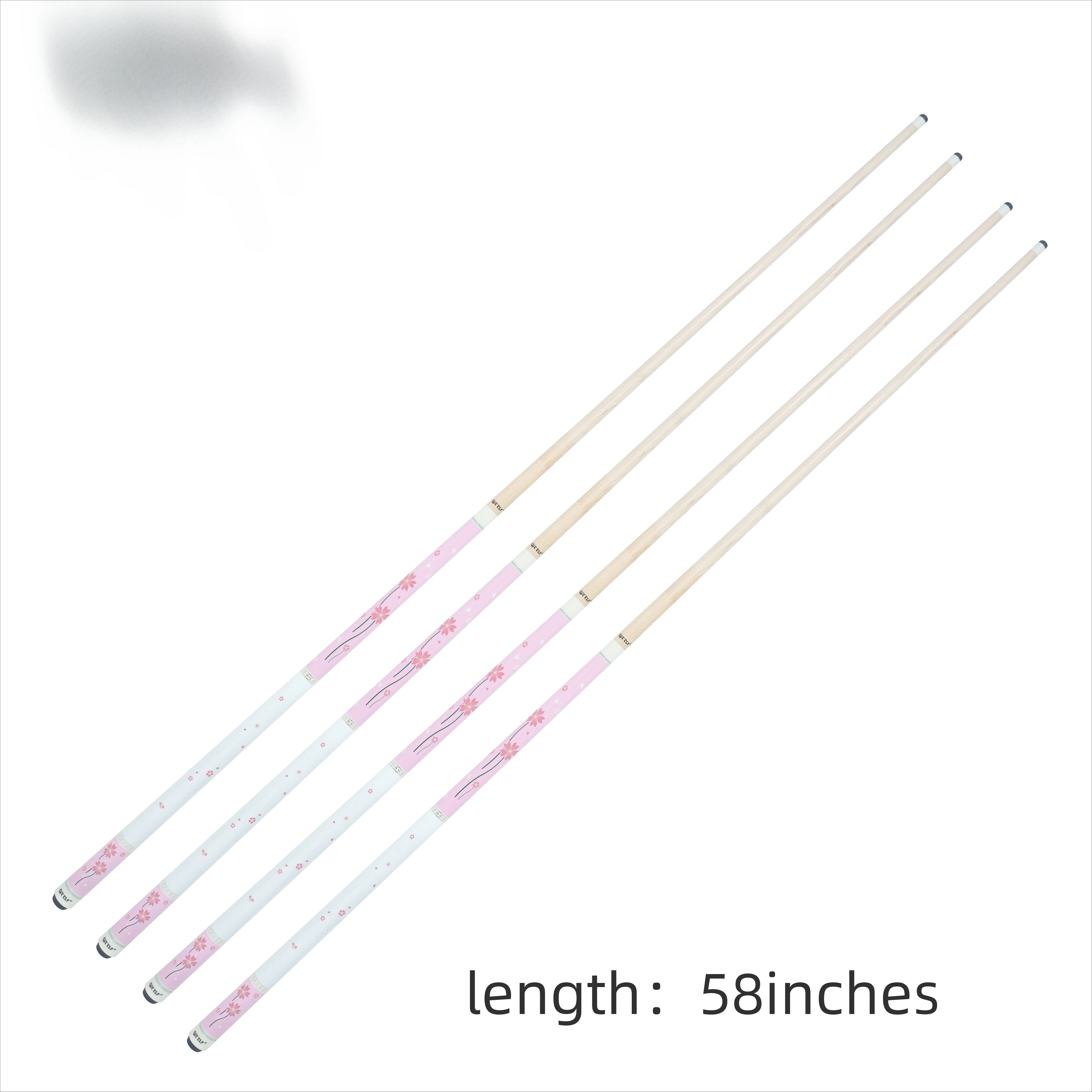 latest stylePoolCue,12.5mm Pink Nine Ball Cue, Hard Maple 1/2 Split BilliardStick,Durable Indoor Accessoryfor Game Entertainment