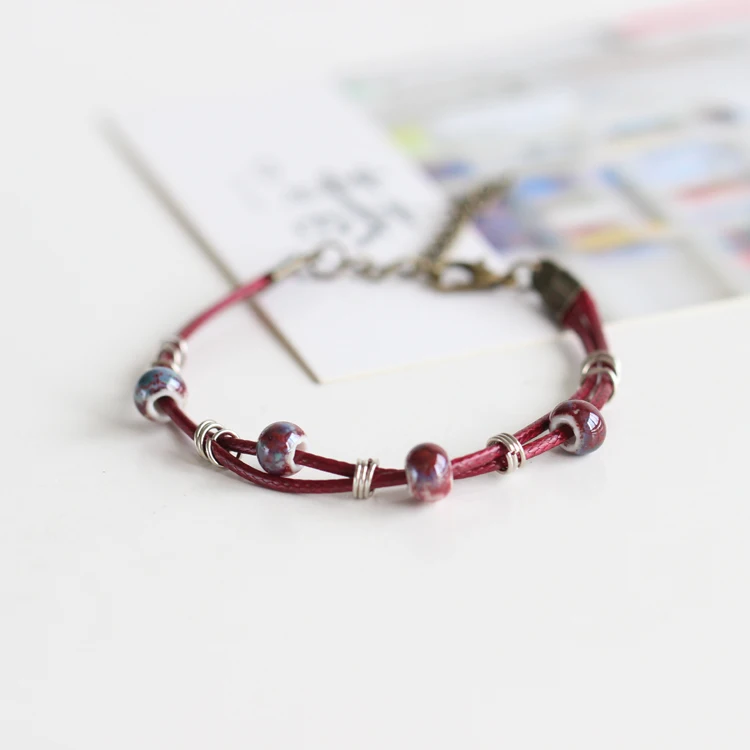 

simple ceramic baeds bracelet Jewelry for women Dropshipping #1349