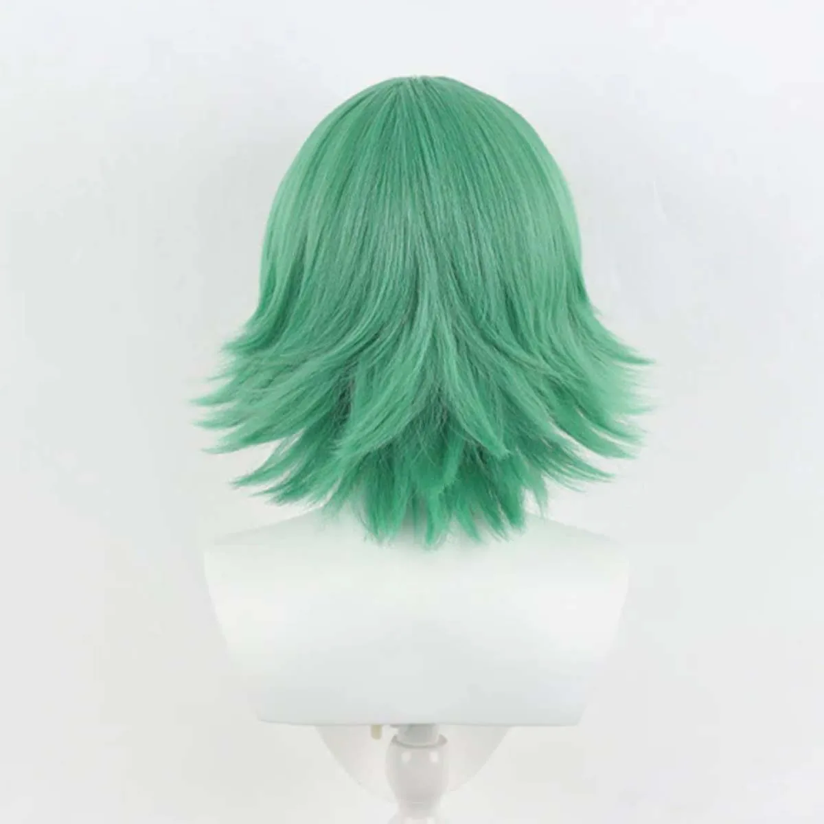 Tesoura sete redtooth verde cosplay peruca de cabelo resistente ao calor