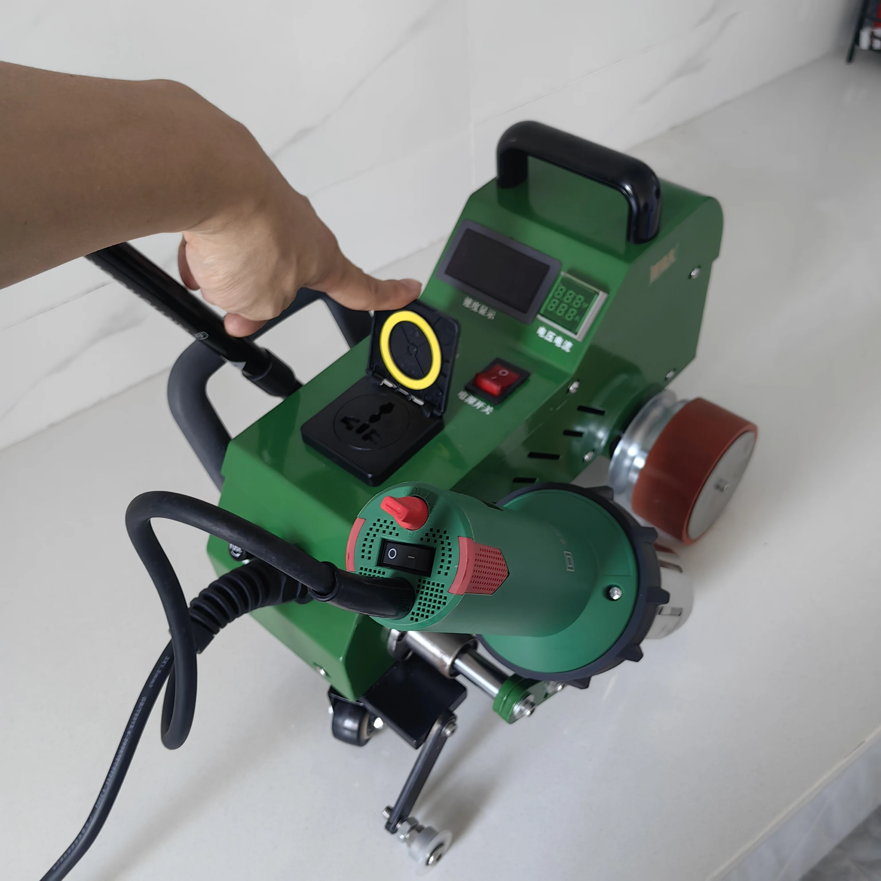 G2800 2800W Hot Air Pvc Plastic Banner Welder Machine Waterproof Seam Tape Hot Air Seam Sealing Machine for Welding PVC TPO EVA