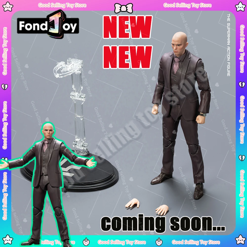 Nuevo Fondjoy DC Lex Luthor figura de acción versión de película Gunn nueva figura de Anime adorno hecho a mano juguete niño colección de regalos de cumpleaños