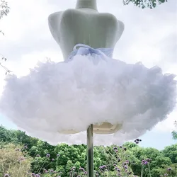 Flower Girls Petticoat Underskirt Cosplay Party Short Dress Jupon Enfant Fille Lolita Ballet Tutu Skirt Enaguas Sottogonna Mini