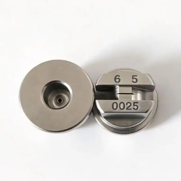 5PCS TPU Stainless Steel Flat Fan Nozzle Tip 950033 150067, Water Jet Nozzle for Factory Washing Dust Removal