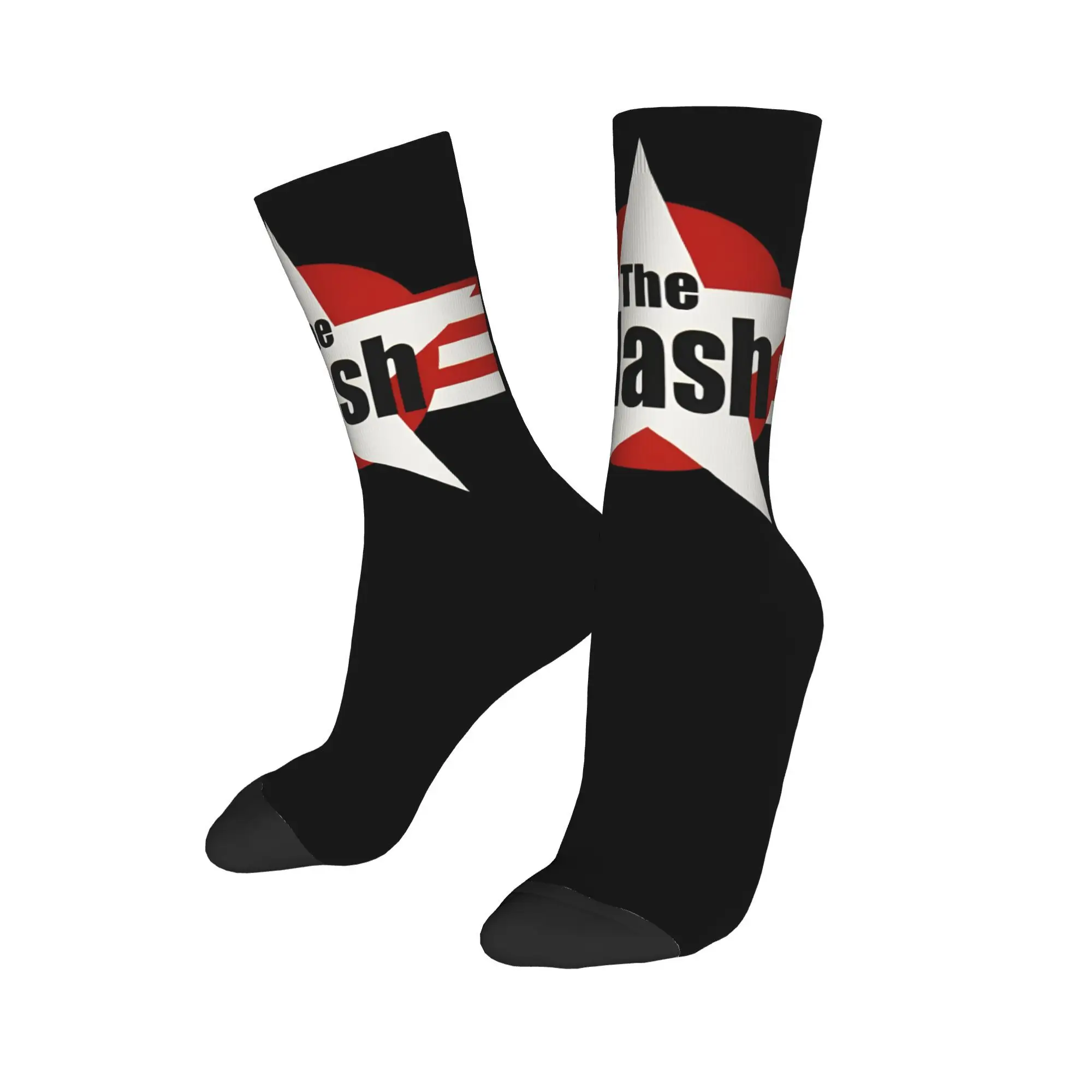 The Clash Hits rock band  Design Theme Socks Accessories for Women Men Compression Printing Socks