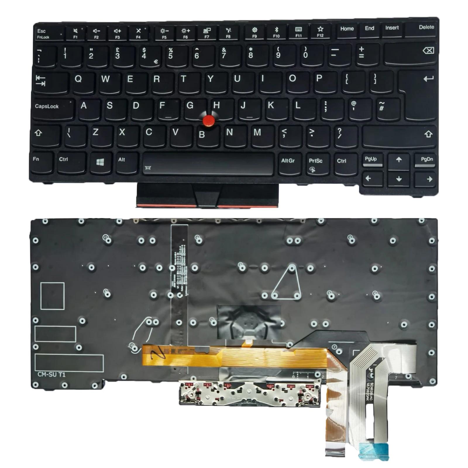 

UK New For Lenovo ThinkPad L480 L490 E480 E490 British English Backlit Keyboard