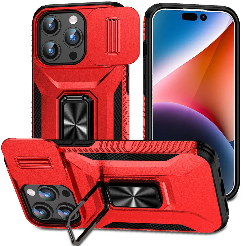 

For iPhone 11 Pro Max Comfortable Magnetic Ring Stand Case for iPhone 11 Pro Max 2 in 1 Case Fundas