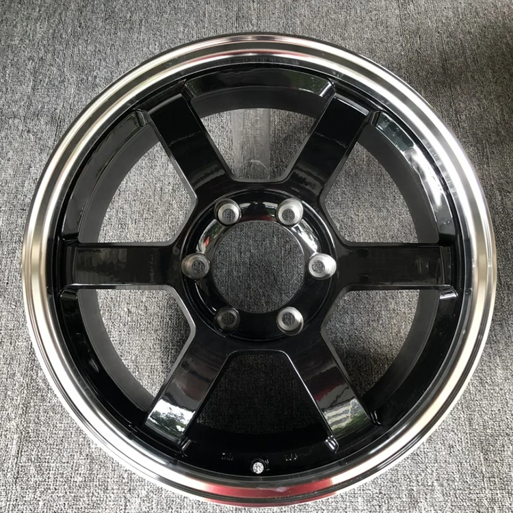 OEM Jiangzao Te37 لون مخصص 5X120 Rines الألومنيوم سيارة Alloywheel ل Volk 3 سنوات الضمان الحافات البني والأسود C E G