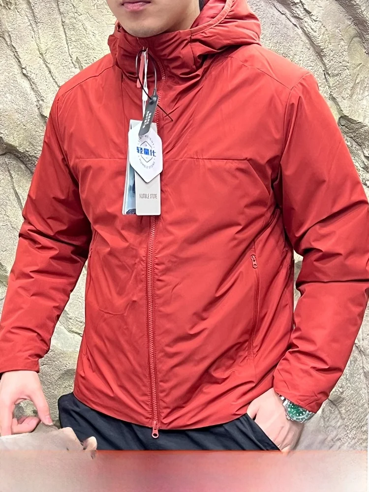 

Downproof Cotton Jaet Youth Faionable Hooded Men's Women's Outdoor Lightweight Warm Thermal Loing Winter Cotton Coat