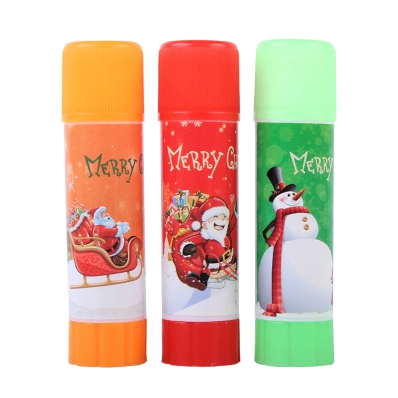 Kids Glues Sticks White Gluesticks Scrapbooking Glues Christmas Solid Gluesticks for Scrapbooking Class Art Project