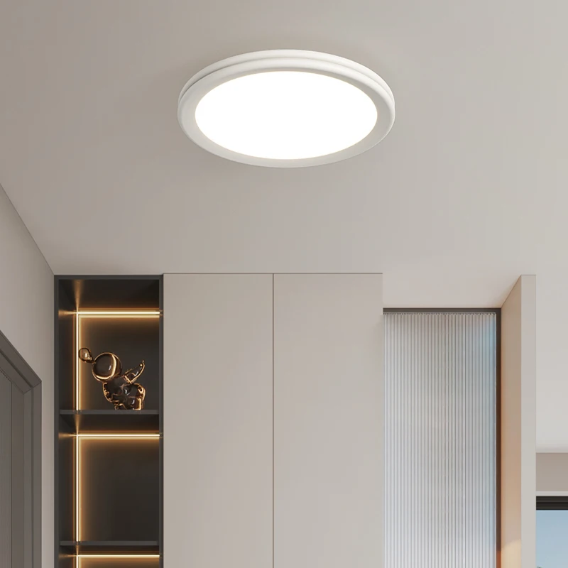 

Minimalist Entrance Hallway Ceiling Lights Simple Modern Full Spectrum Eye Protection Round Cloakroom Aisle Living Room Light