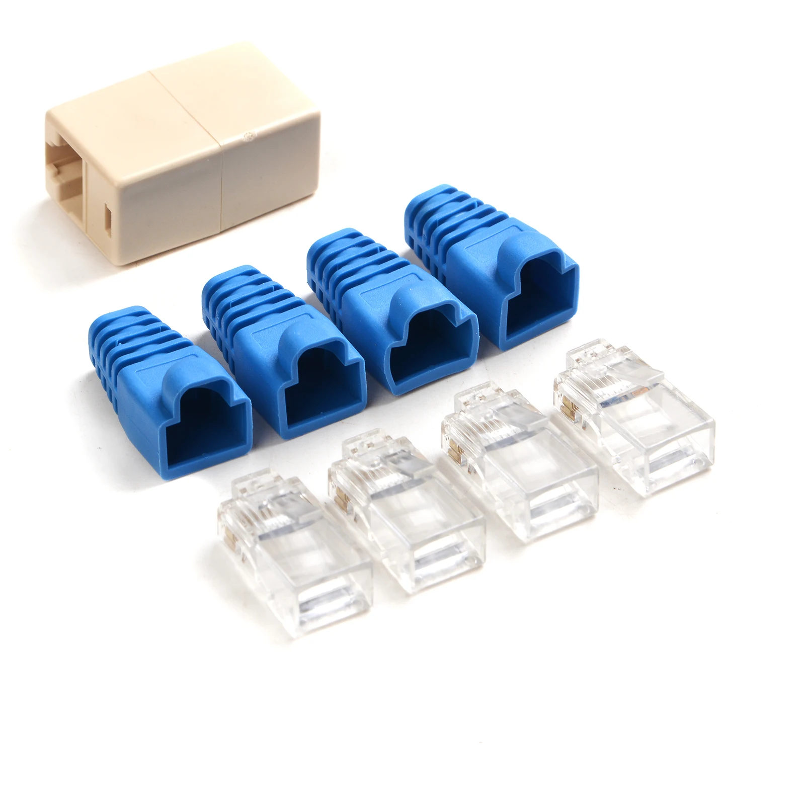 

100 pcs Connector Boots Cover Plastic Network Cable Cap Protector Dustproof Waterproof Bending Prevention For Ethernet Lan