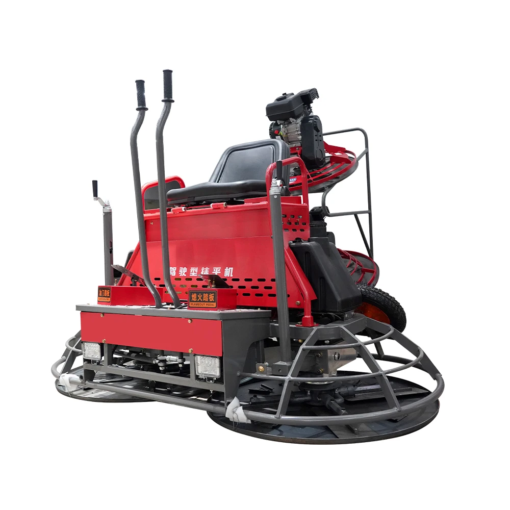 

80cm 100cm Concrete Driving Type Leveler Power Trowel Machine Engine Mechanical Drive Concrete Ride on Power Trowel