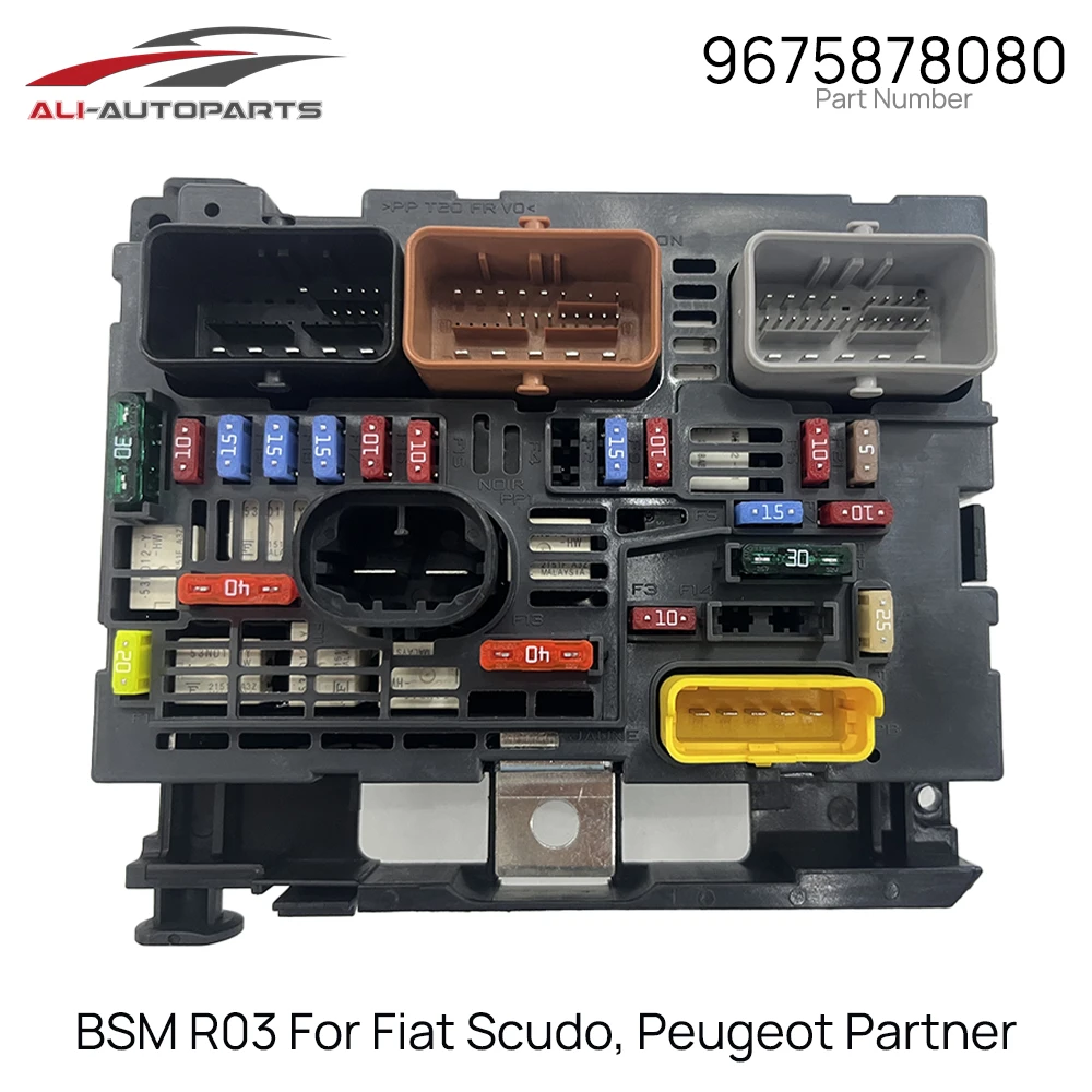 

BSM-R03-00 BSI 9675878080 Engine Fuse Box BSM For Citroen Peugeot FIAT SCUDO EXPERT JUMPY