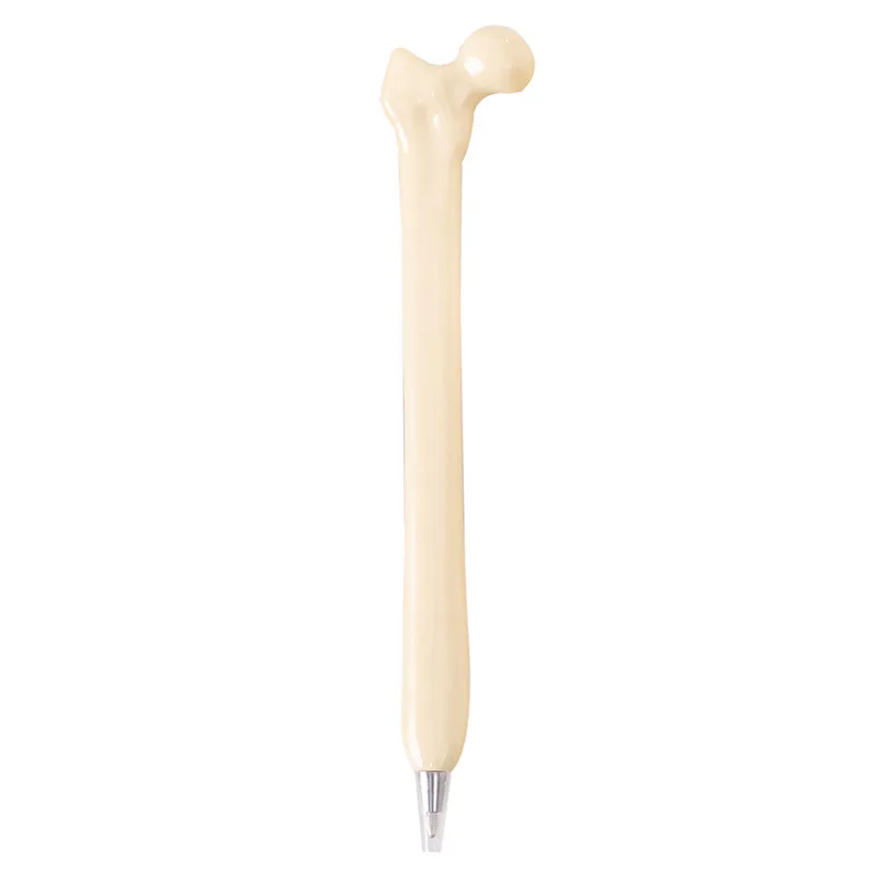 1Pcs Funny Lifelike Bone Shape Ballpoint Pen School Office Writing Supplies Gift Stationery korean stationery