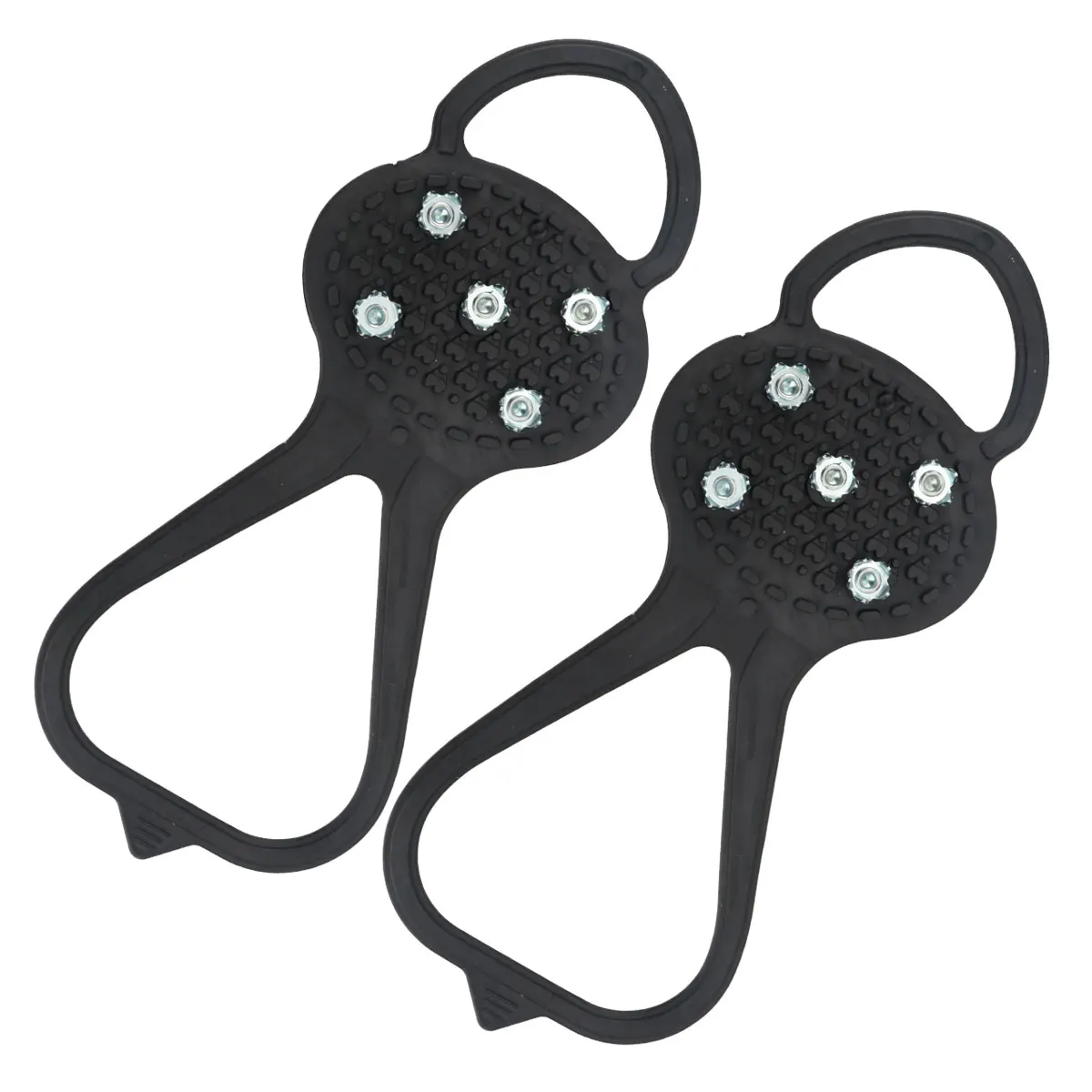 AliExpress 2Pairs Outdoor 5 Teeth Ice Gripper Anti-slip Shoe Covers Women Men Silicone Hiking Climbing Anti-Skid Spike Grips Cleats