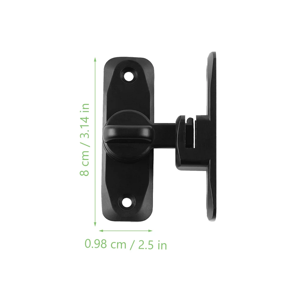 直角バックルラッチ ステンレス鋼製スライドドア 90度ラッチロック 高耐久 防錆 90度安全ドアロック