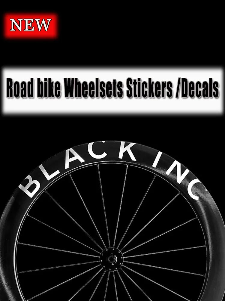 AliExpress NONE For BIack Stickers Road bike wheelset stickers Carbon fiber wheels rim decals Cycling Accessories Bicycle Waterproof Decorative