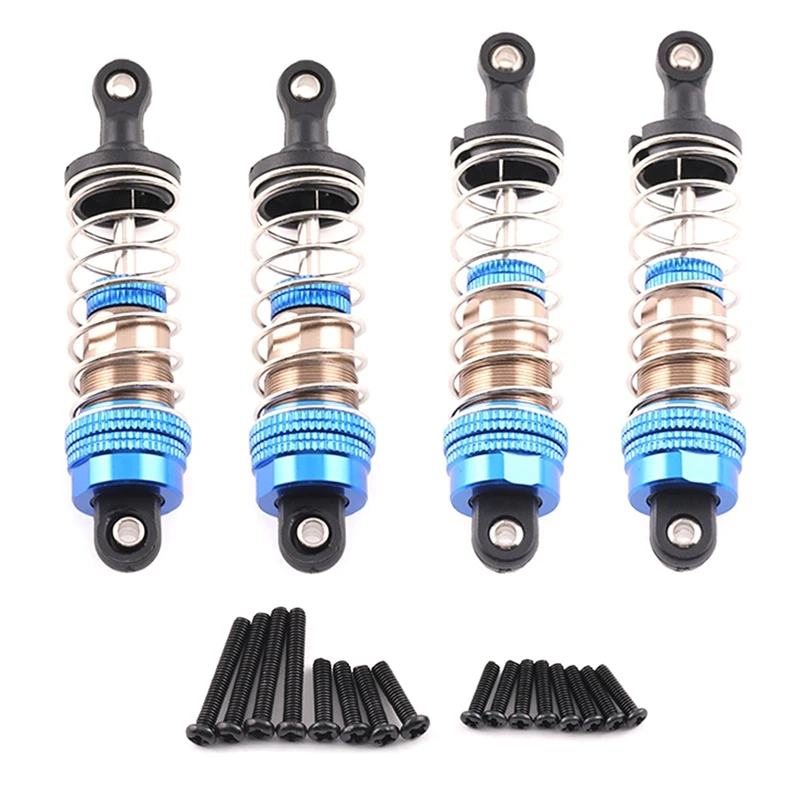 X18A-1 Set RC Auto Metalen Schokdemper Voor SCY 1/16 MJX H16H 14301,14210 1/16 1/12 1/14 Upgrade Onderdelen Accessoires 75mm 81mm