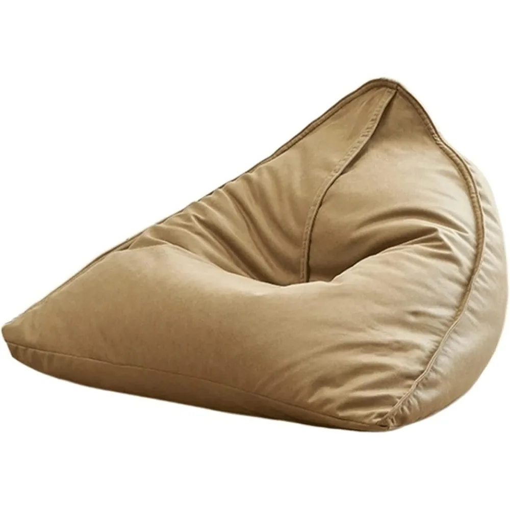 Comfortable Portable Handle Bean Bag Chair Single Leisure Beanbag Sofa Balcony Sofa Living Room Lazy Sofa Technology Cloth Bedro
