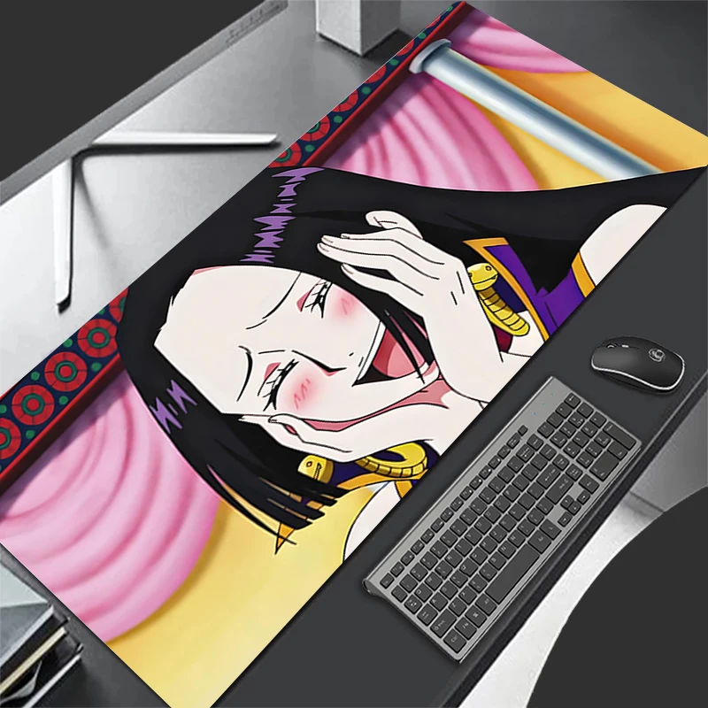 

One Piece Boa·Hancock Pattern Locking Edge MousePad Large Mouse Pad Computer Gaming Keyboardpad Rubber Mat Desk GamingCup Mat