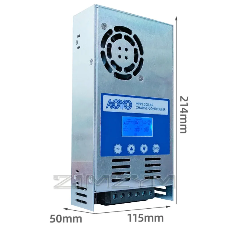 MPPT 60A 40A LCD Solar Charge Controller 12V 24V 36V 48V Auto Battery Solar Panel Smart Regulator Support