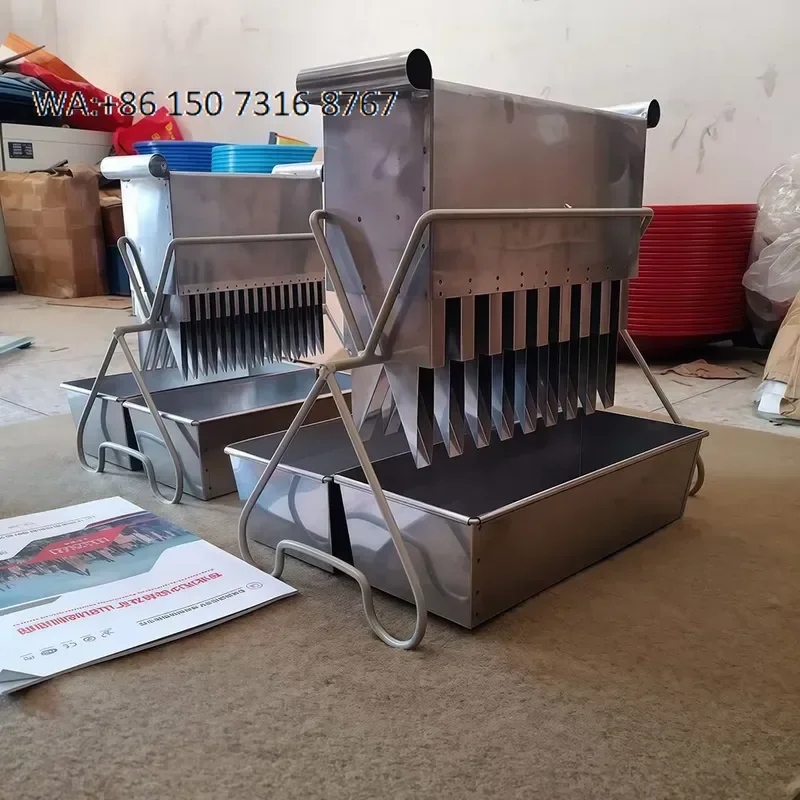 201 Stainless Steel Sample Divider Laboratory Riffle Splitter for Mineral Powder Sampling Work