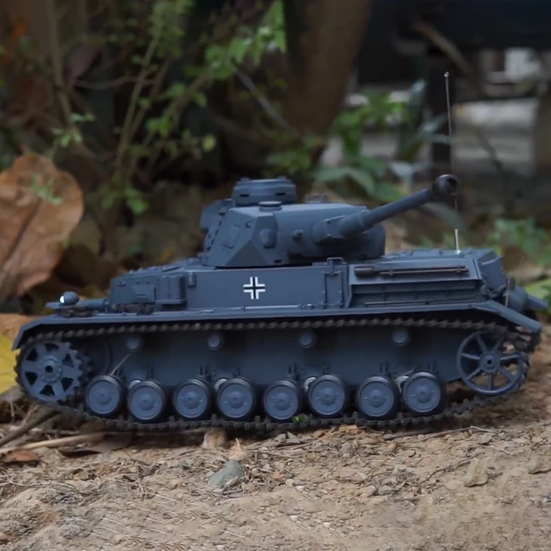 Henglong RC Tank 3859 German Panzer IV F2 Tank 1/16 Remote Controlled Tank Military Model Heavy Off Road Vehicle Toy Boy Gift