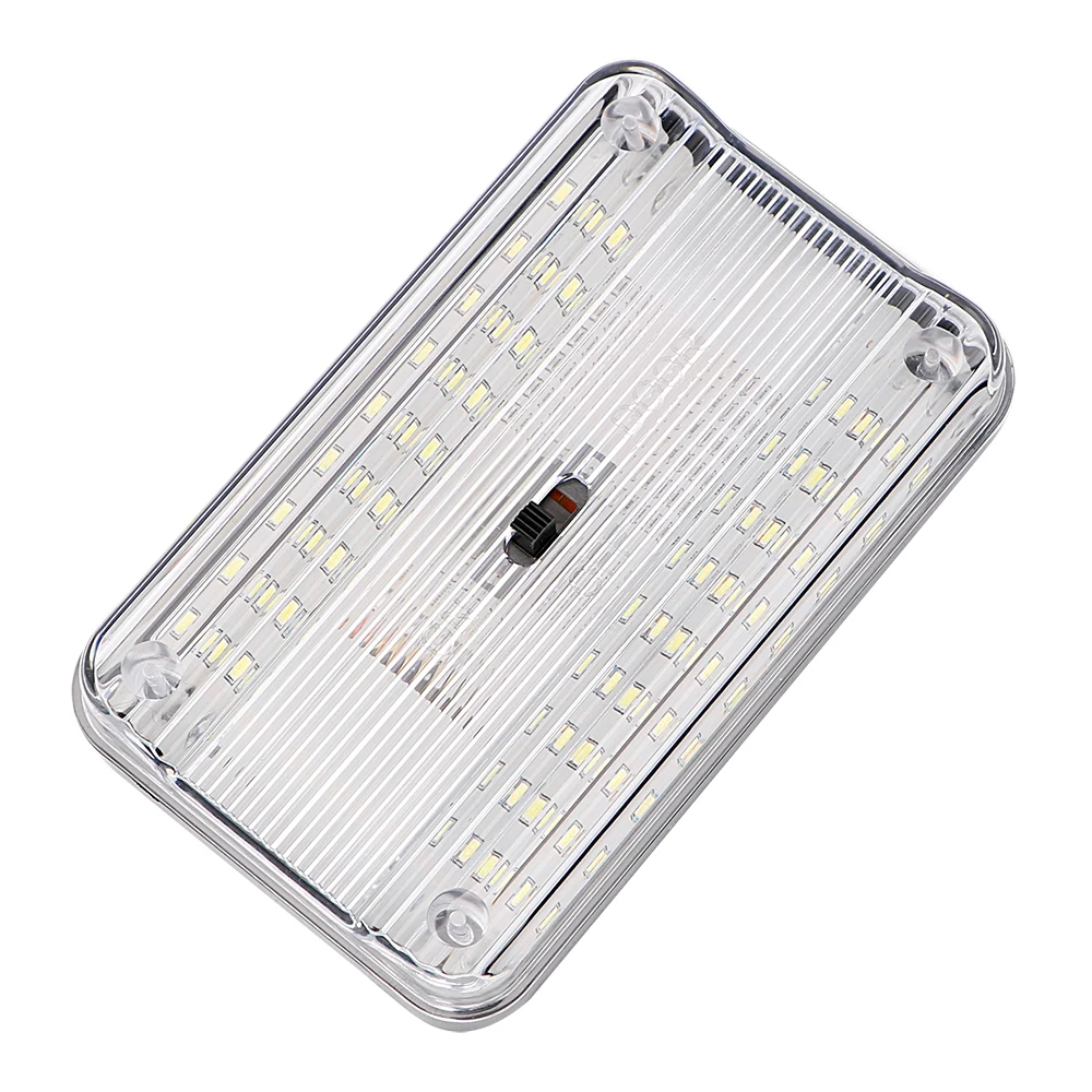 12V Car Dome Lights Roof Ceiling Lamps Bulb Rectangular 36SMD Interior Light White Illumination Reading Lights Auto Accessories