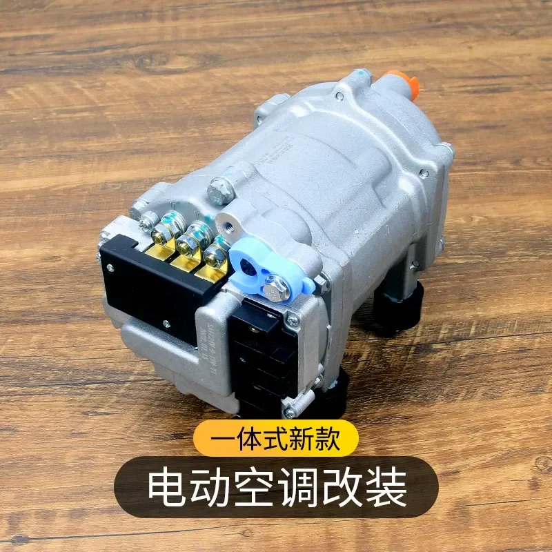 For Automobile Air Conditioner Electric Compressor 24V 12V DC Inverter Scroll Refrigeration Pump for Parking AC Cooling