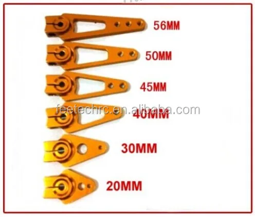20PCS RC Parti Servo Corno 23/T/24T/25T JR/Futaba Metallo Alluminio RC Servo Braccio
