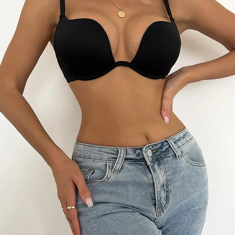 Women's Bra Underwear Europe and the United States Thin Bra Big Chest Small Sexy French Underwear Women Thin Bra