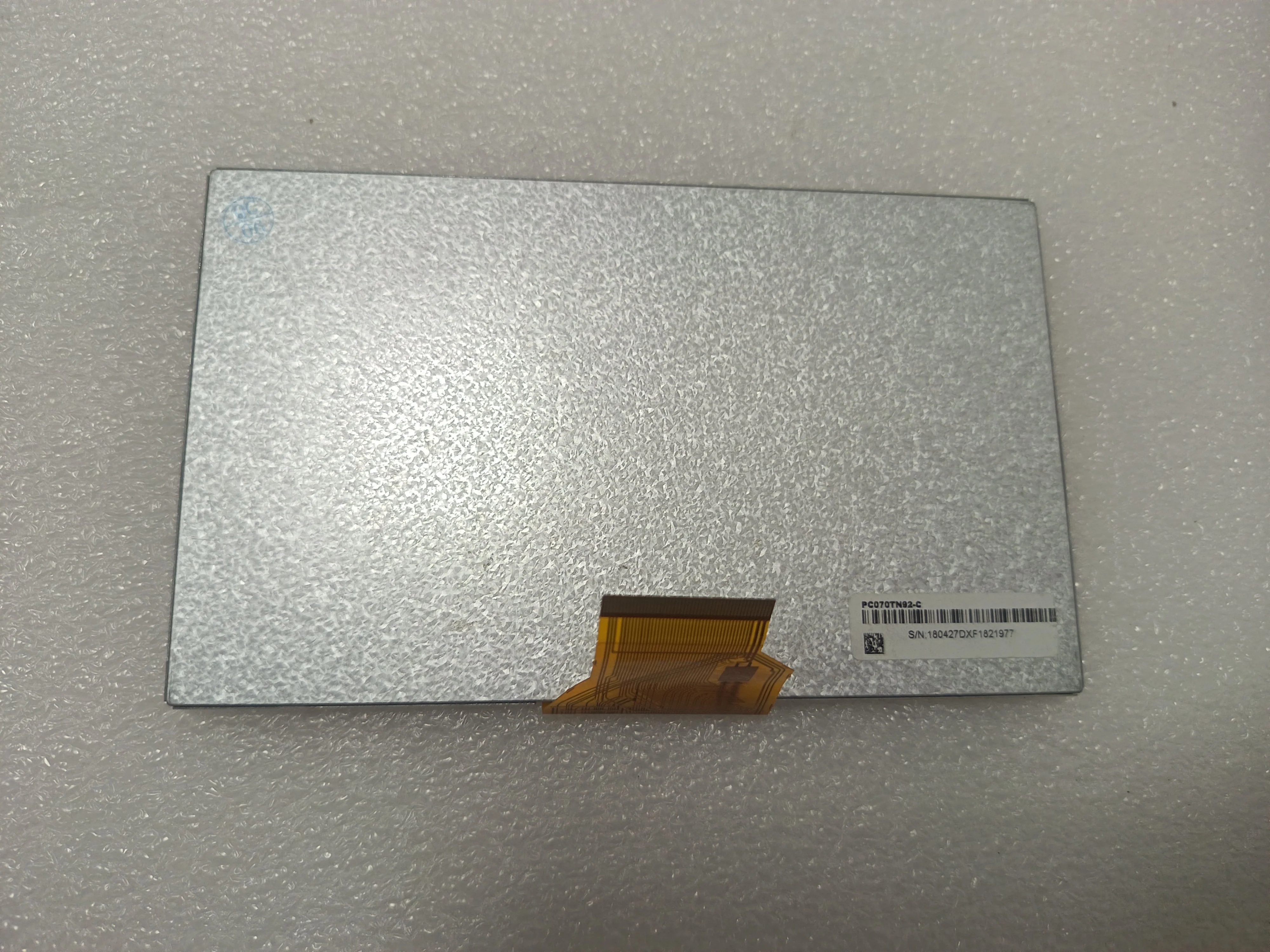 7.0” PC070TN92-C TFT LCD Display 800*480 Resolution Visual Doorbell Panel with FPC 50pin Connecto