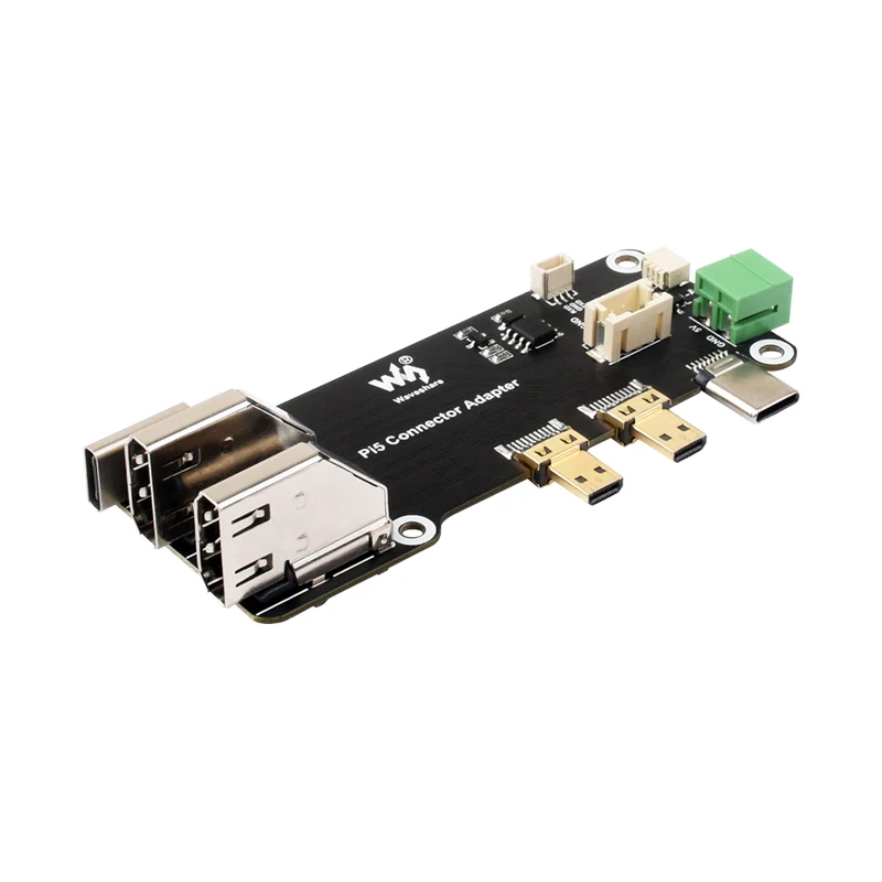 Micro HDMI to HDMI Multifunctional Adapter, Compatible with Raspberry Pi 5 / 4B, Supports Dual 4K Outputs