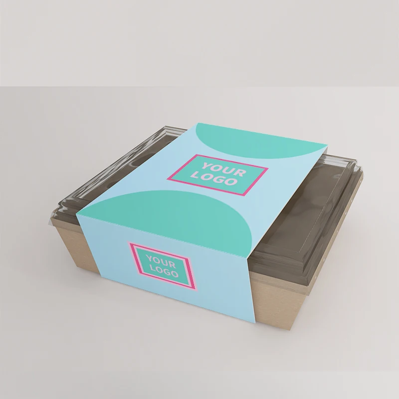 custom.LOKYO 500ml 900ml Disposable Fast Food Take Away Packaging Custom Take Out Container Food Box