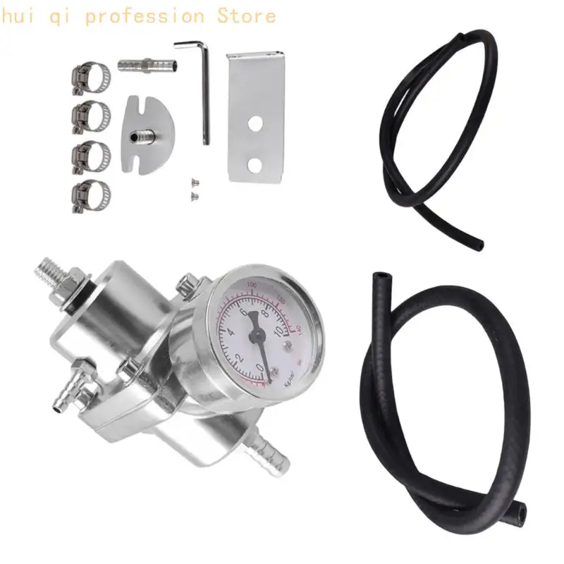 Einstellbarer Druckregler mit 0–140 PSI Druckmesser und Aluminiumgehäuse für die Reparatur von Fahrzeugsystemen H8WE – Detail 4