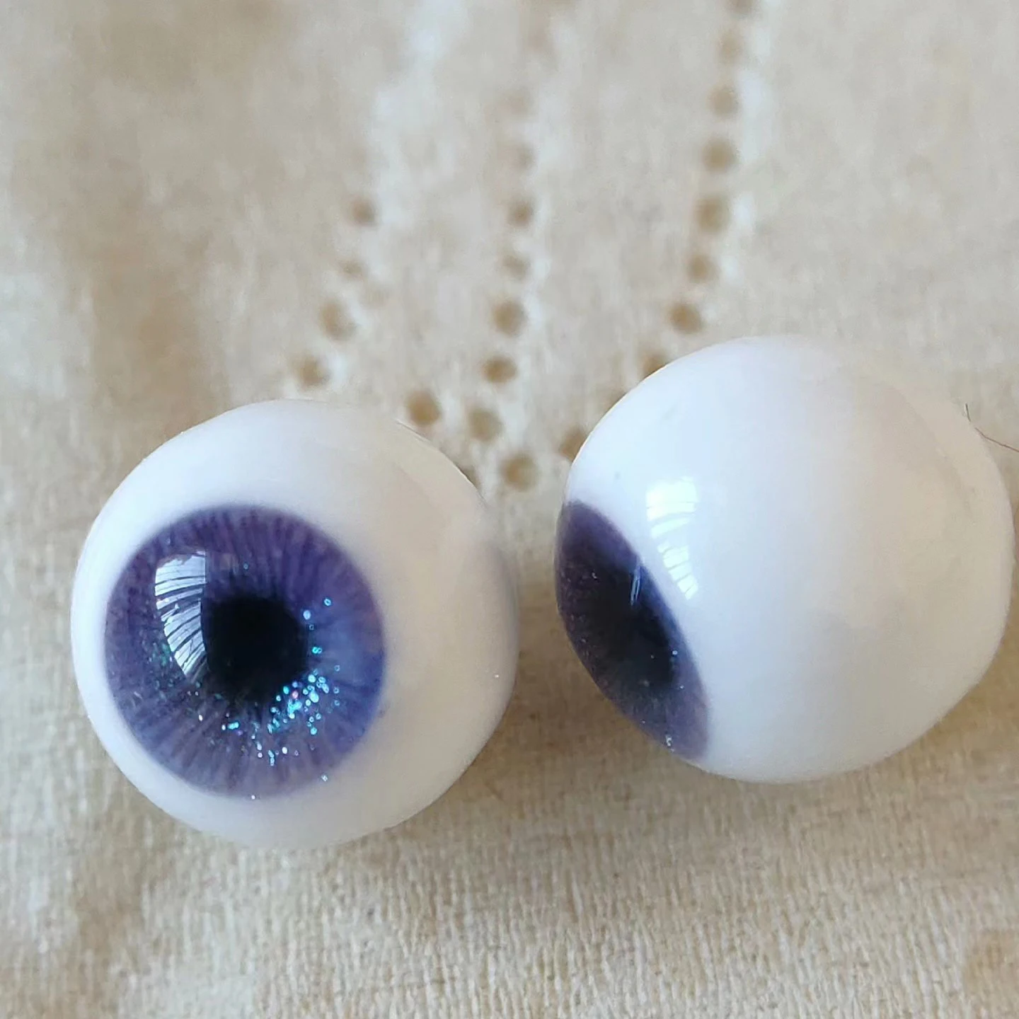 Doll Eyes Resin Pure Circle Eyeball 16/18/22/24mm DIY Handmade Doll Accessories Eyeball For BJD Doll Plaster Eyes