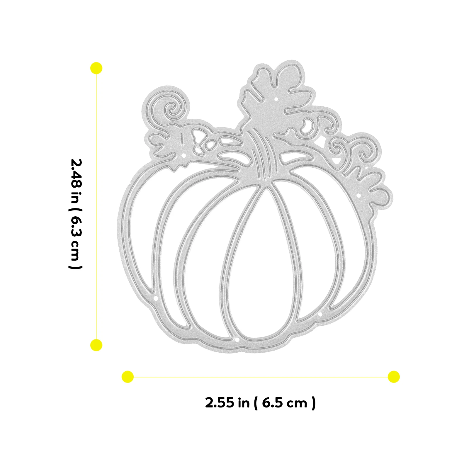 

2pcs Pumpkin Cutting Dies Carbon Steel Craft Molds Washable Reusable Diy Scrapbook Planner Stencils For Halloween Thanksgiving